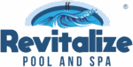 Revitalize Final registered Revitalize Pool and Spa ® Revitalize Pool Spa logo Jacksonville pool service company